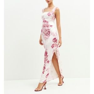 NEW Reformation Earl Silk Dress Crista 0